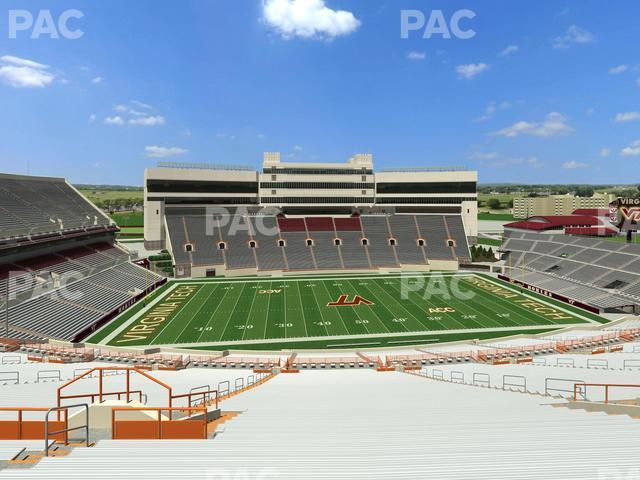 Seating view for Lane Stadium Section 232