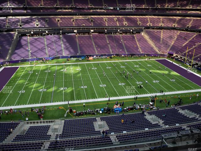 Seating view for U.S. Bank Stadium Section 342