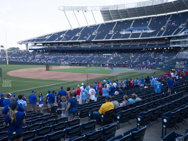 Seating view for Kauffman Stadium Section 114