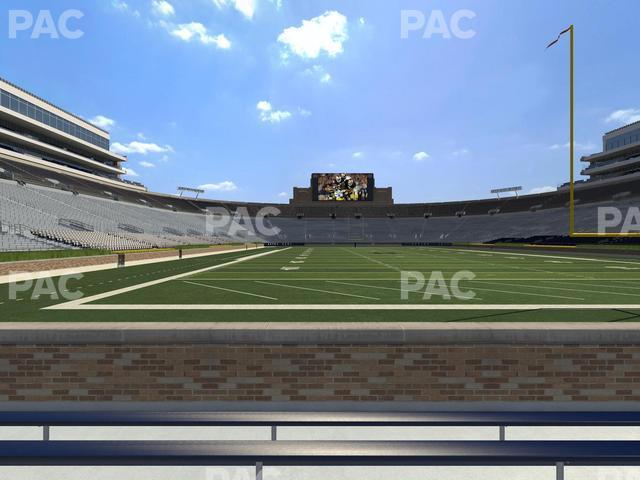 Seating view for Notre Dame Stadium Section 2