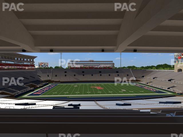 Seating view for Vaught Hemingway Stadium Section P