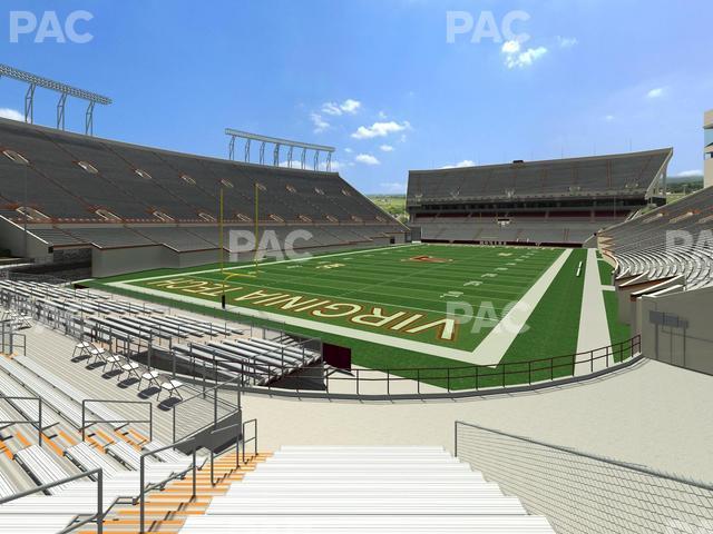 Seating view for Lane Stadium Section 117