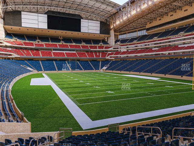 Seating view for NRG Stadium Section 139