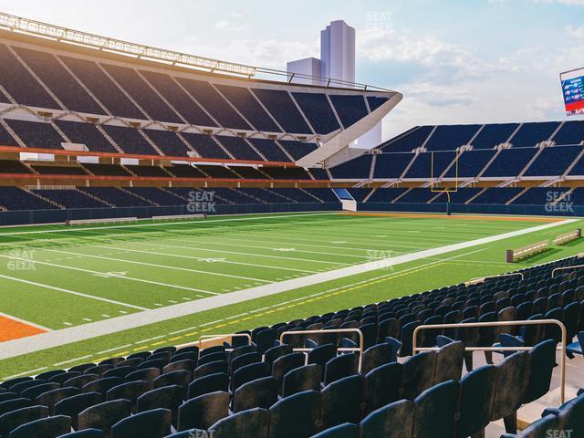 Seating view for Soldier Field Section 115