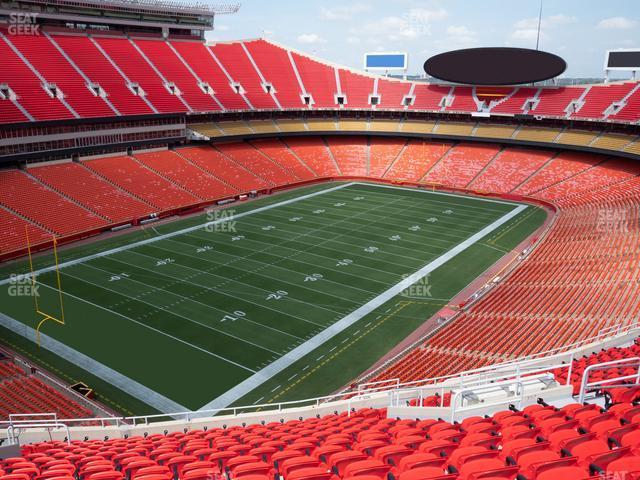 Seating view for GEHA Field at Arrowhead Stadium Section 308