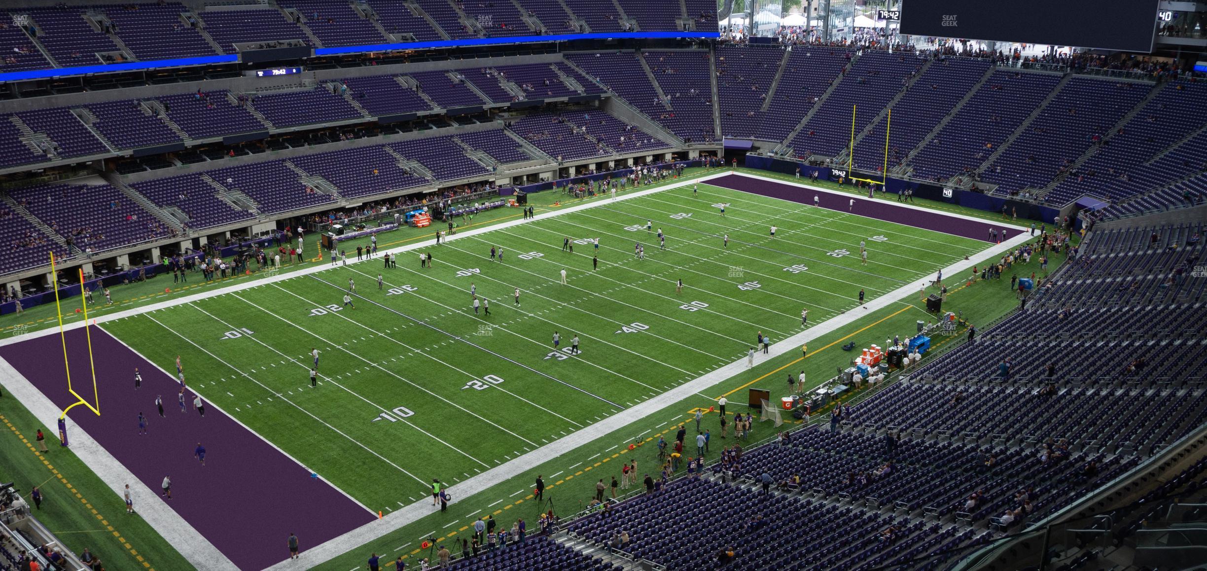 Seating view for U.S. Bank Stadium Section 318