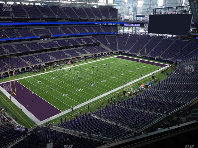 Seating view for U.S. Bank Stadium Section 318