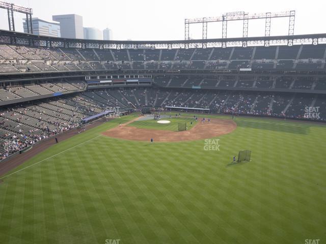 Seating view for Coors Field Section Lower 304