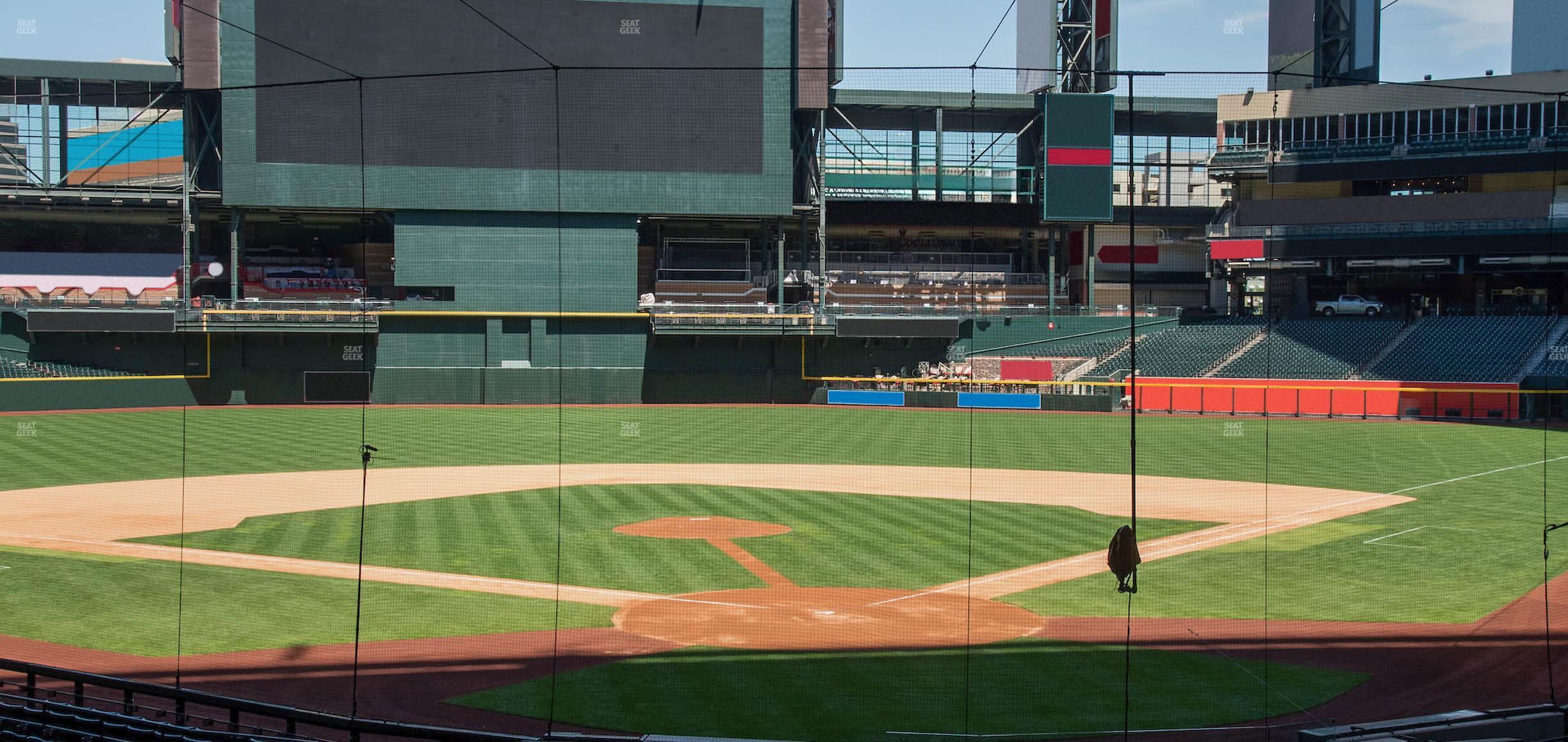 Seating view for Chase Field Section 123