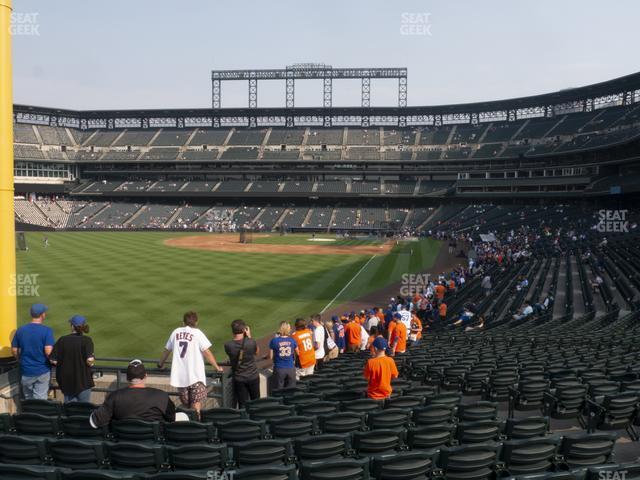 Seating view for Coors Field Section 150