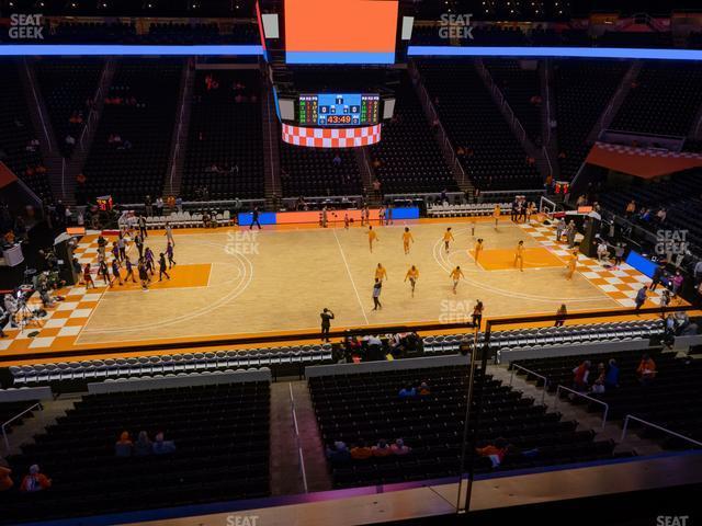 Seating view for Thompson-Boling Arena at Food City Center Section 221