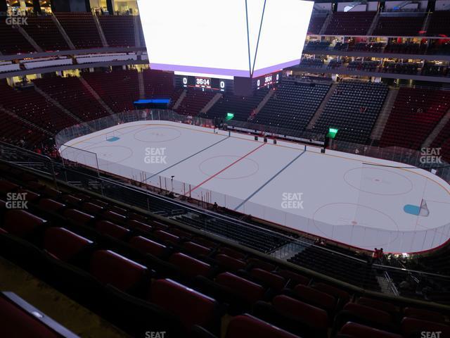 Seating view for Prudential Center Section 131