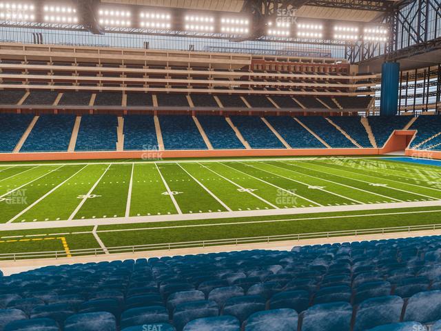 Seating view for Ford Field Section 126