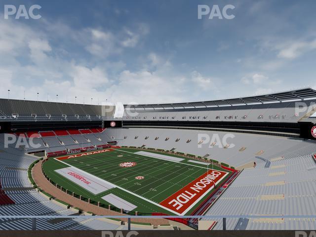 Seating view for Bryant Denny Stadium Section U 3 B