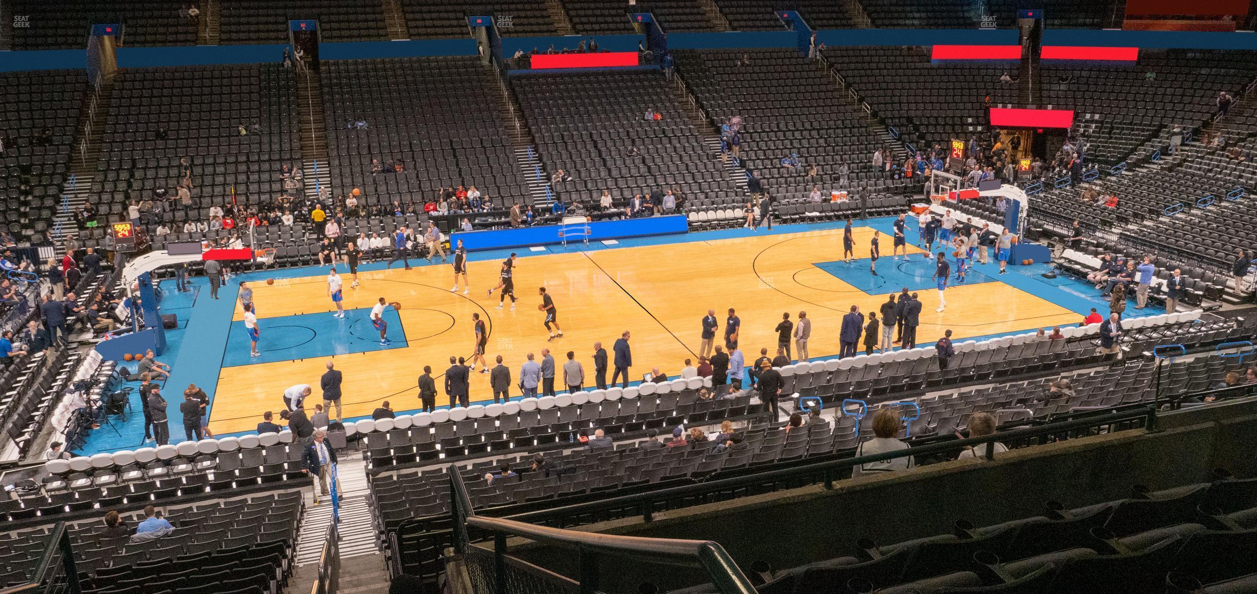 Seating view for Paycom Center Section 209