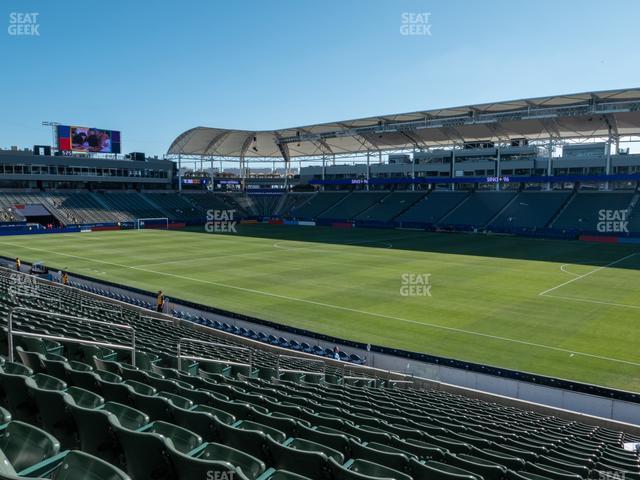 Seating view for Dignity Health Sports Park Section 128