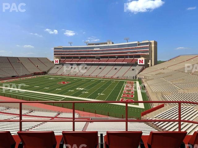 Seating view for Memorial Stadium Nebraska Section 201