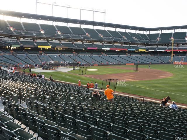 Seating view for Oriole Park at Camden Yards Section 12