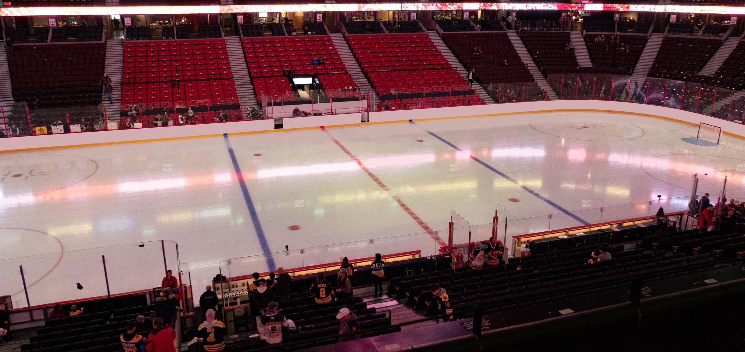 Seating view for Canadian Tire Centre Section 210