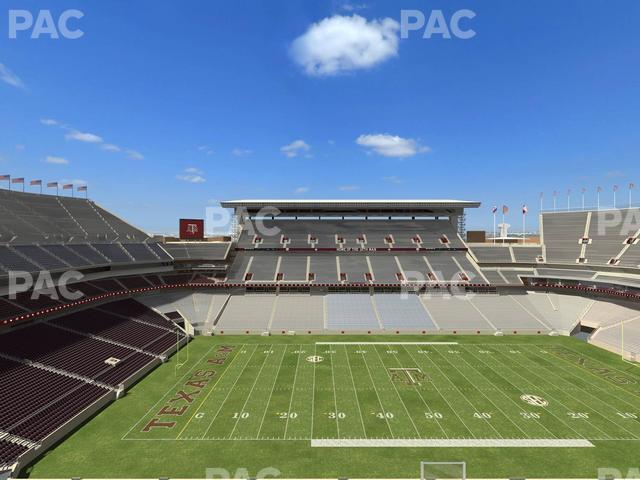 Seating view for Kyle Field Section 308