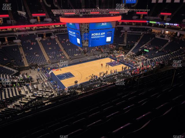 Seating view for Target Center Section 234