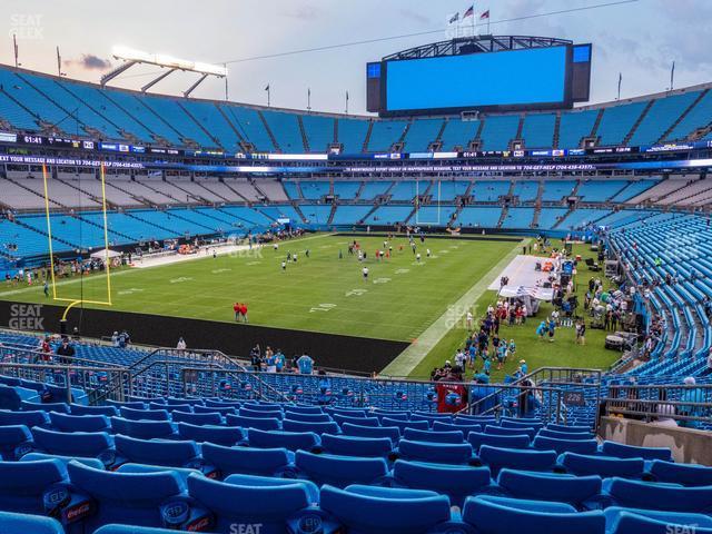 Seating view for Bank of America Stadium Section 226