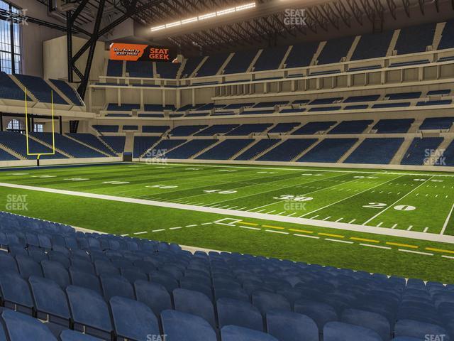 Seating view for Lucas Oil Stadium Section 137