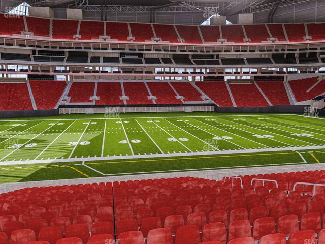 Seating view for Mercedes-Benz Stadium Section Club 129