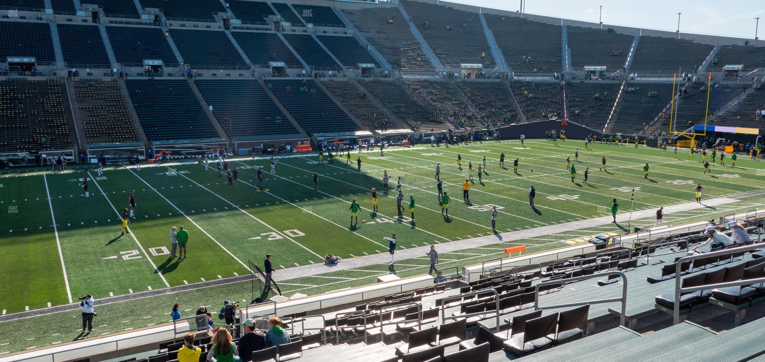 Seating view for Autzen Stadium Section 14