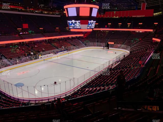 Seating view for Scotiabank Saddledome Section 222