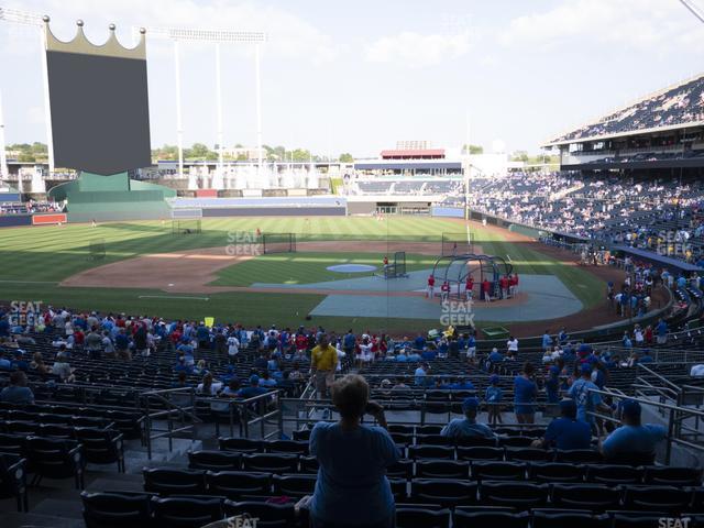 Seating view for Kauffman Stadium Section 224