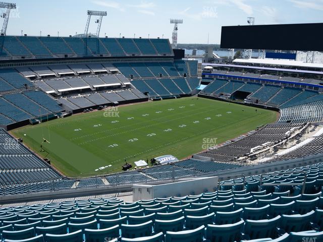 Seating view for EverBank Stadium Section 416