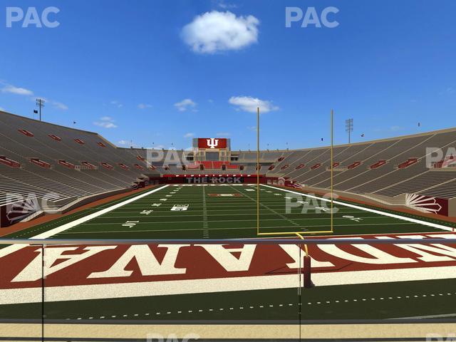 Seating view for Memorial Stadium - Indiana Section Suite 37