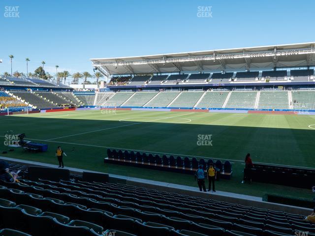 Seating view for Dignity Health Sports Park Section 109