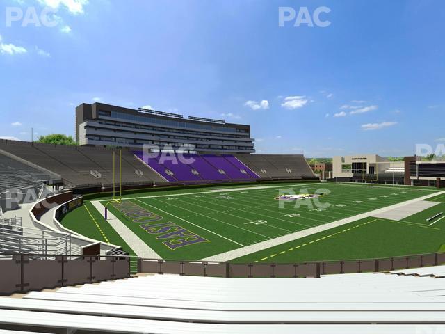 Seating view for Dowdy-Ficklen Stadium Section 22