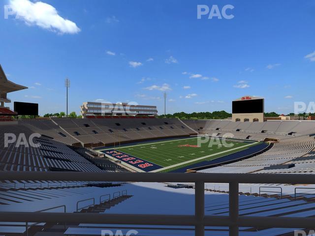 Seating view for Vaught Hemingway Stadium Section S 2