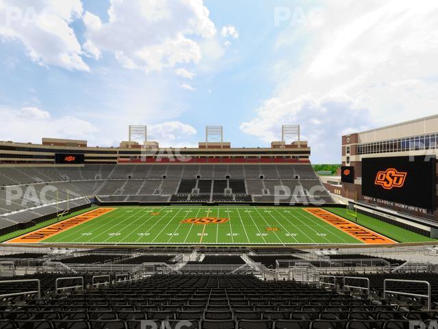 Seating view for Boone Pickens Stadium Section 206