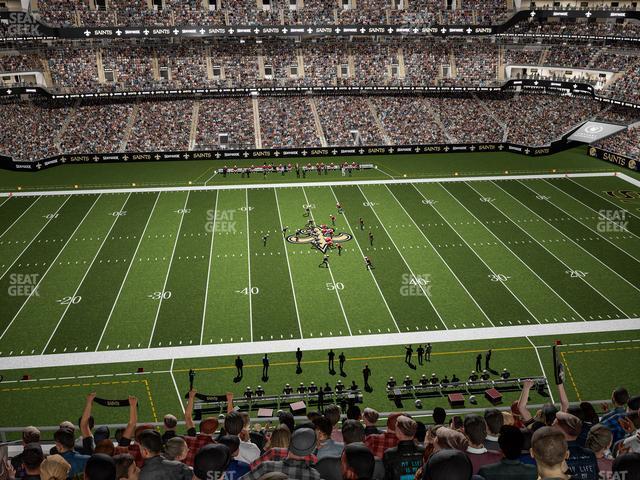 Seating view for Caesars Superdome Section 641