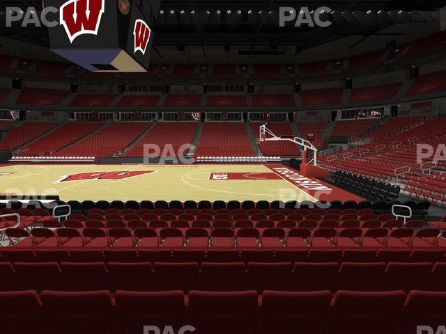 Seating view for Kohl Center Section 107