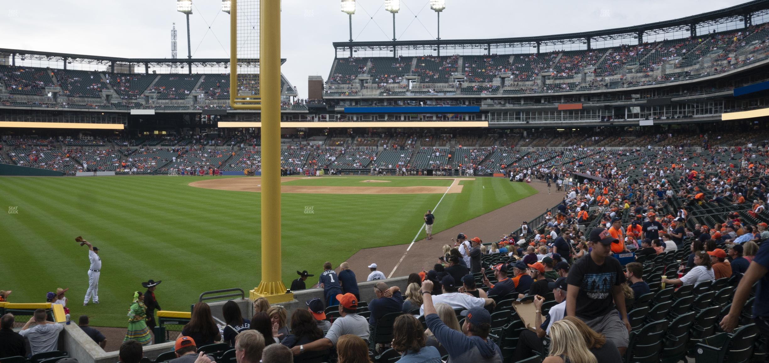 Seating view for Comerica Park Section 144