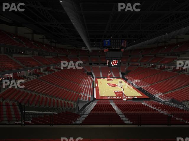 Seating view for Kohl Center Section 216