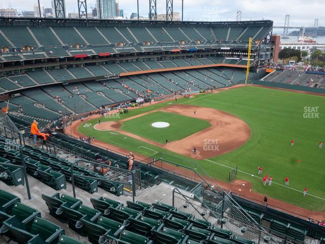 Seating view for Oracle Park Section View Reserved 302