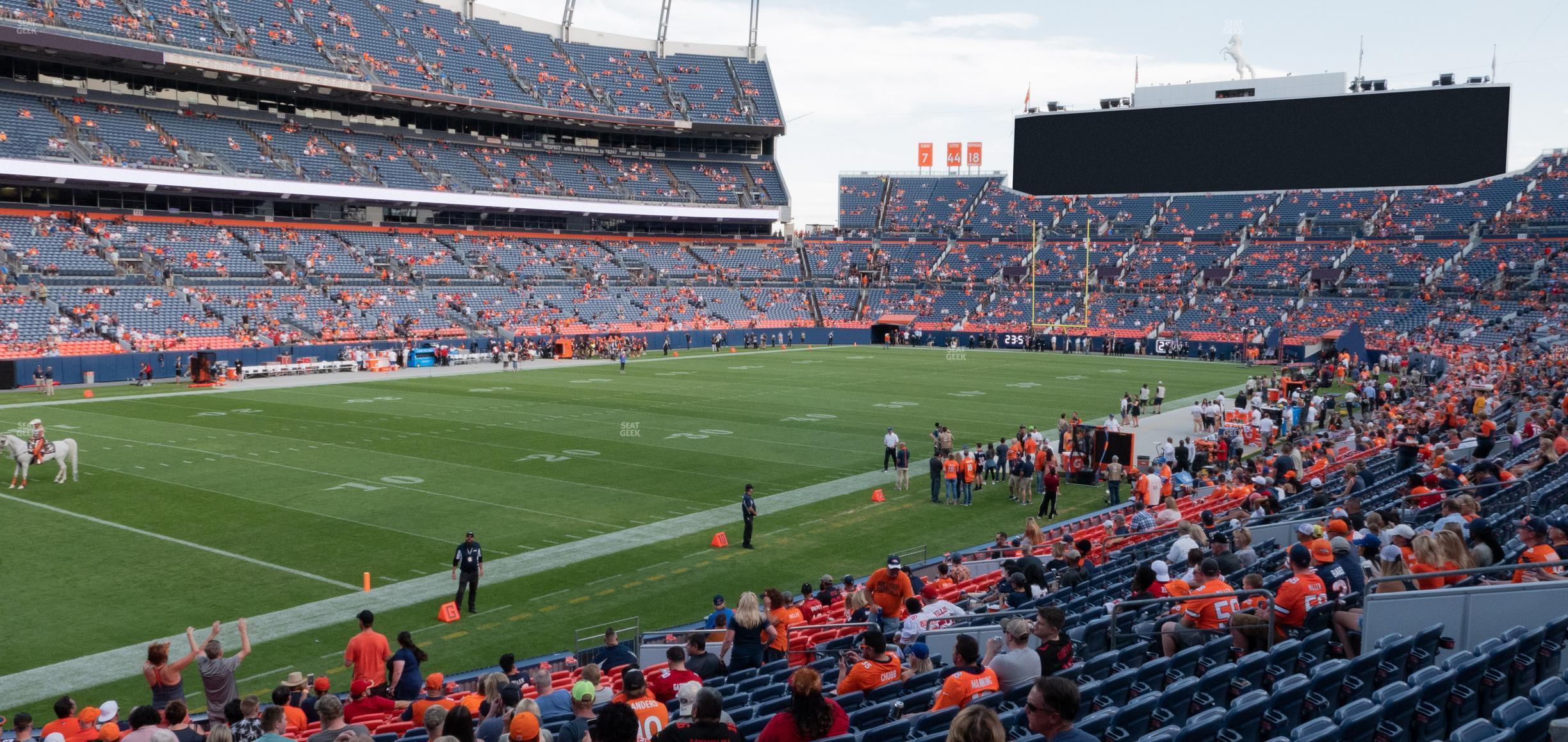 Seating view for Empower Field at Mile High Section 110