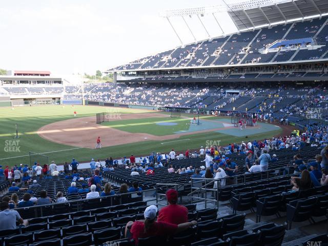 Seating view for Kauffman Stadium Section 216