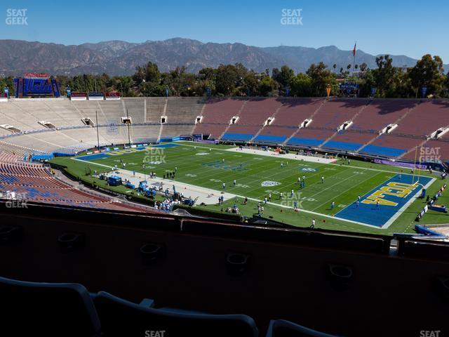 Seating view for Rose Bowl Stadium Section Club 102