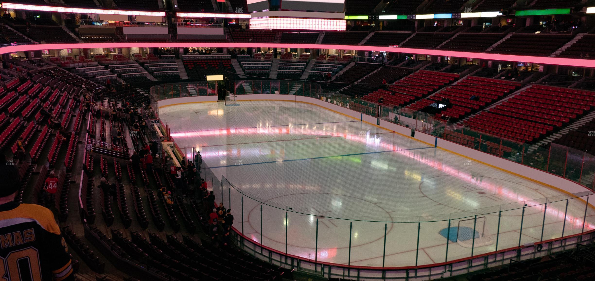 Seating view for Canadian Tire Centre Section 203