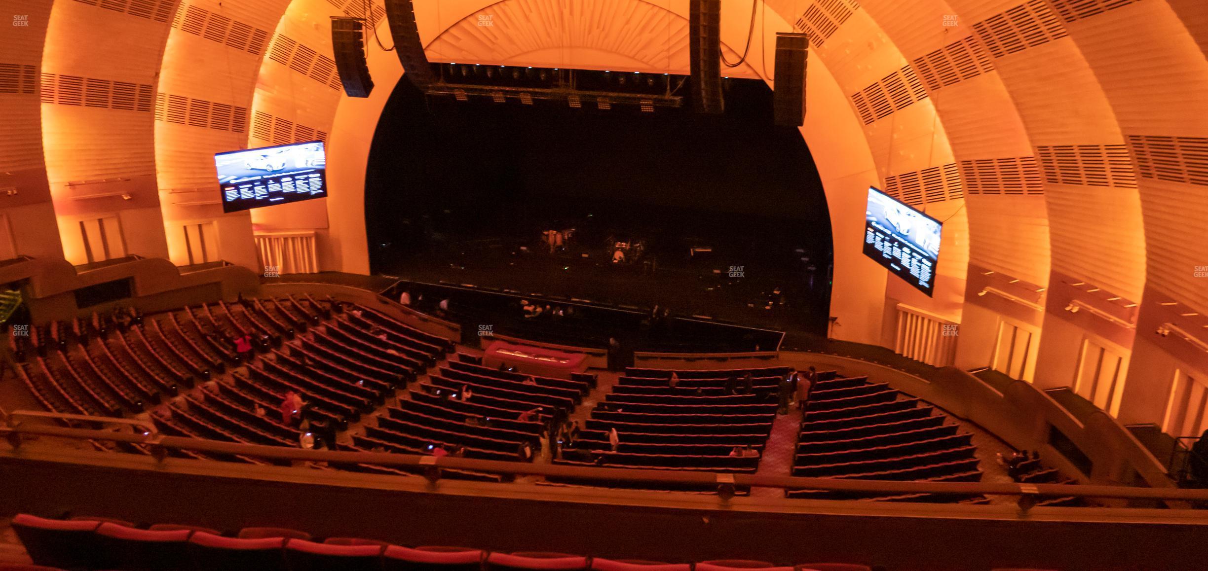 Seating view for Radio City Music Hall Section Third Mezzanine 2