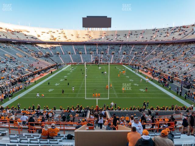 Seating view for Neyland Stadium Section Y 8