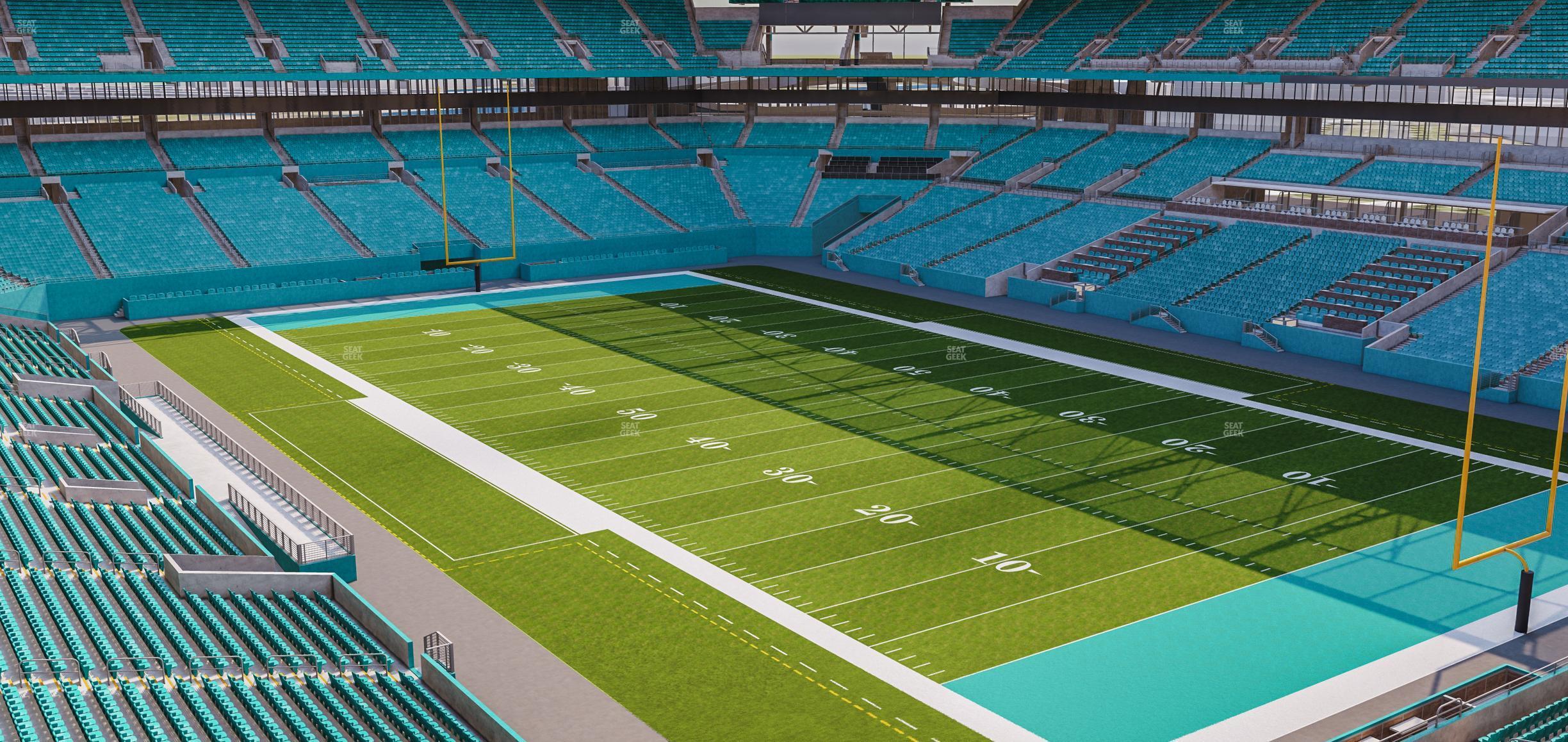 Seating view for Hard Rock Stadium Section 310 Corner Suite