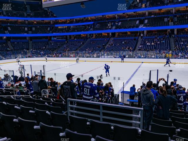 Seating view for Amalie Arena Section 130